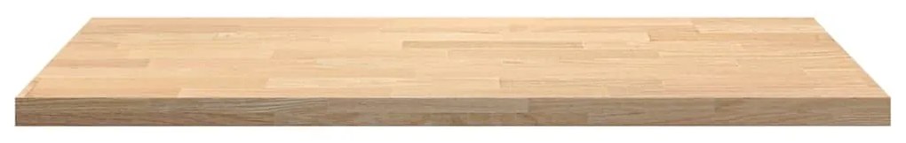 vidaXL πάγκος εργασίας κουζίνας 120x63,5x4 εκ. στερεό δρυς ορθογώνιο