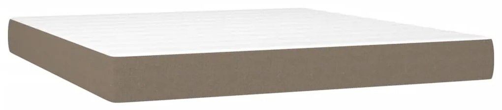 ΚΡΕΒΑΤΙ BOXSPRING ΜΕ ΣΤΡΩΜΑ TAUPE 160X200 ΕΚ. ΥΦΑΣΜΑΤΙΝΟ 3126497