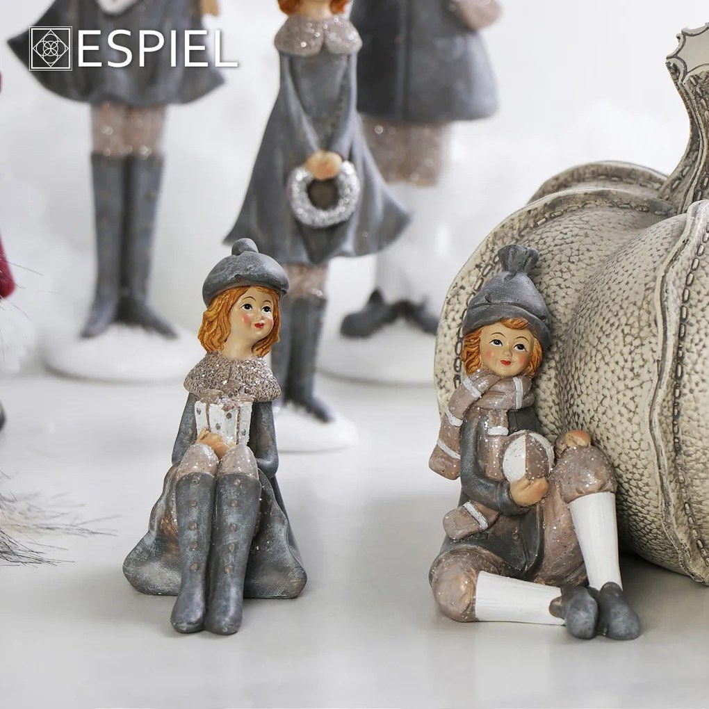 ΓΥΝΑΙΚEΙA ΦΙΓΟΥΡΑ ΓΚΡΙ 10,5 ΕΚ ΣΕΤ 4τμχ - Espiel