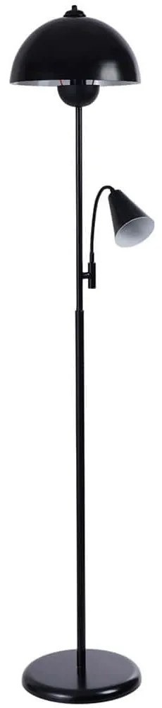 Φωτιστικό Δαπέδου 534LUN5345 Φ30x157cm 1xE27/1xE14 40W Black Opviq