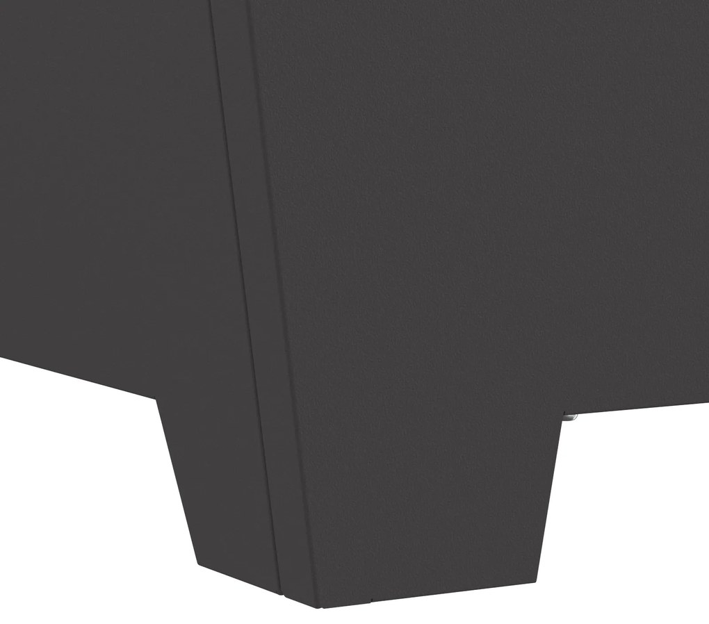 vidaXL Σόμπα φωτιάς Τετράγωνη Μαύρη 80x80x40 εκ. Ατσάλι