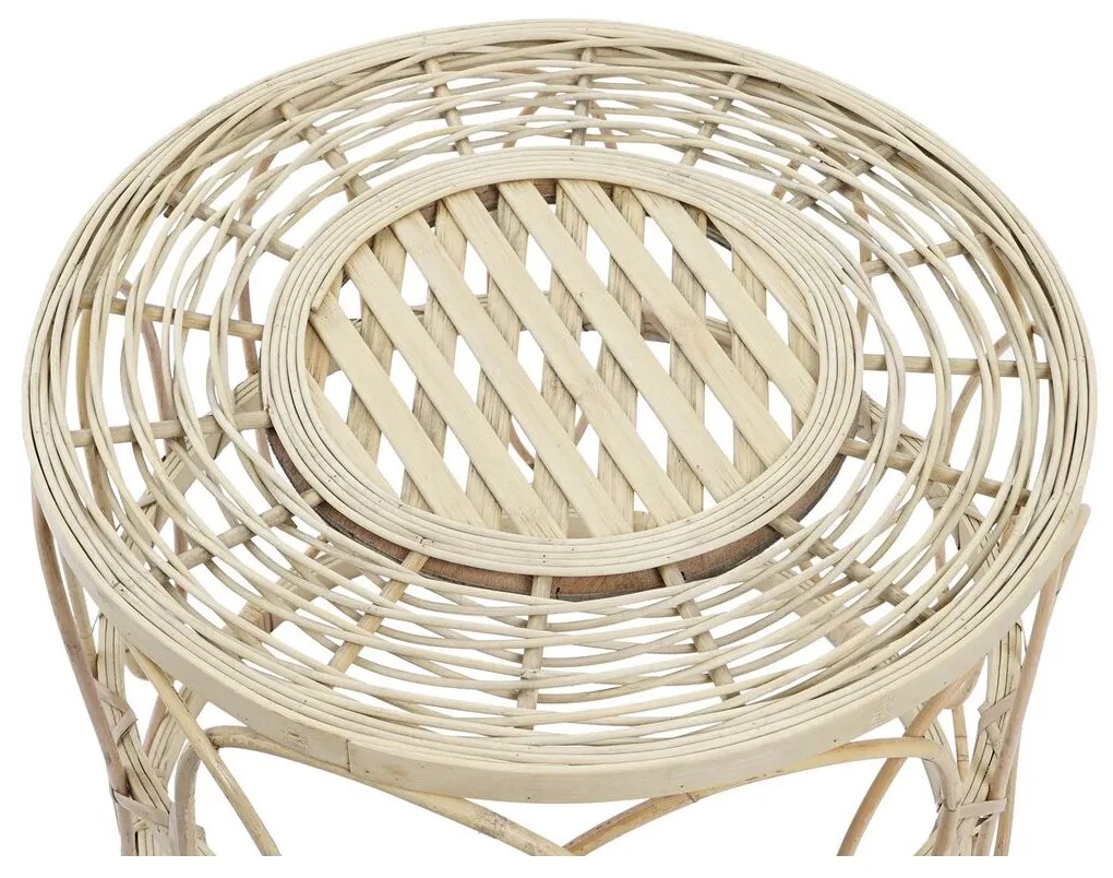 Σετ με 2 τραπέζια DKD Home Decor Καφέ 50 x 50 x 40 cm 50 x 50 x 41,5 cm