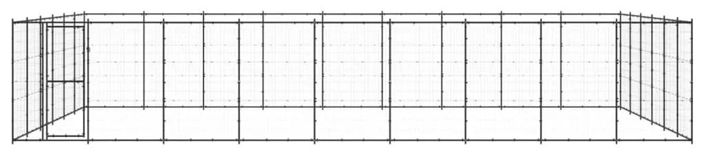 Κλουβί Σκύλου Εξωτερικού Χώρου 65,34 μ² από Ατσάλι - Μαύρο