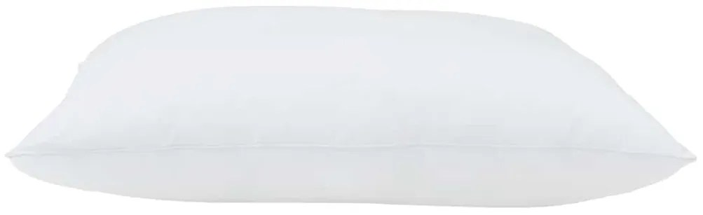 vidaXL Μαξιλάρι με μαξιλάρι Λευκό Βαμβάκι και Πολυεστέρας