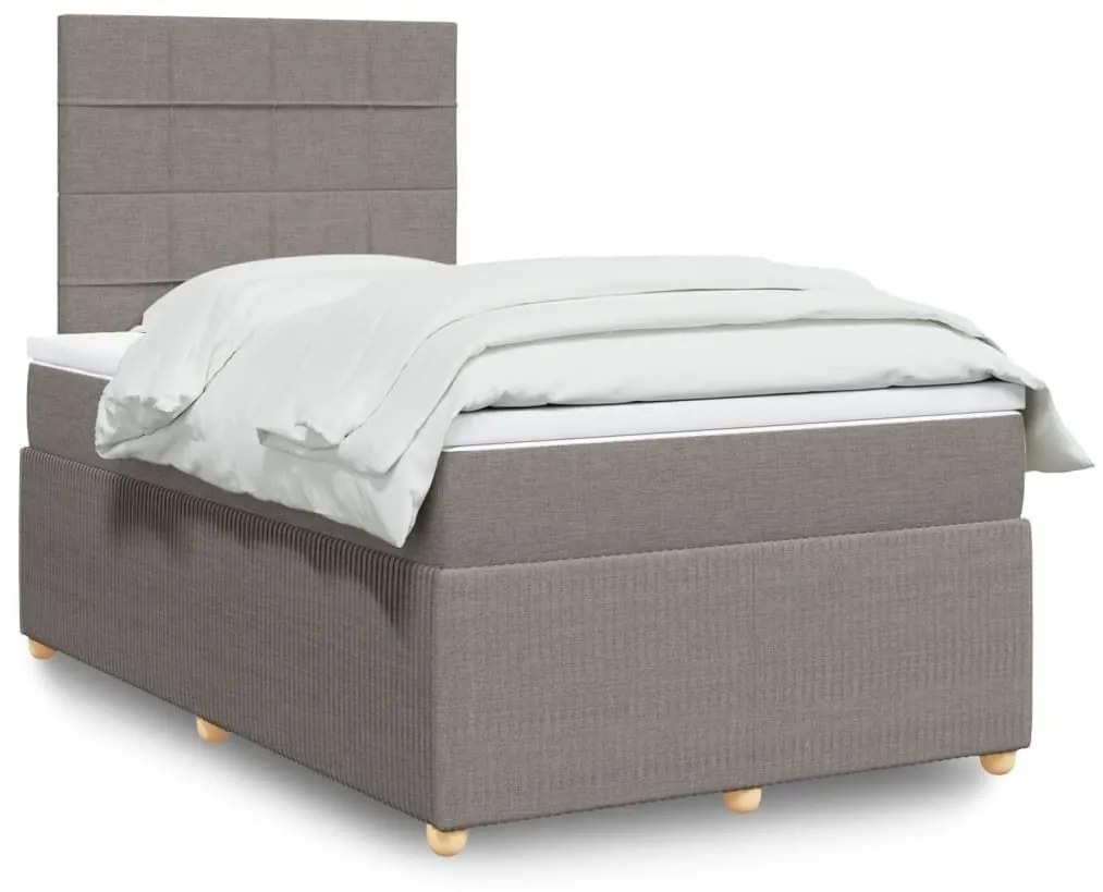 ΚΡΕΒΑΤΙ BOXSPRING ΜΕ ΣΤΡΩΜΑ TAUPE 120X200 ΕΚ. ΥΦΑΣΜΑΤΙΝΟ 3294327