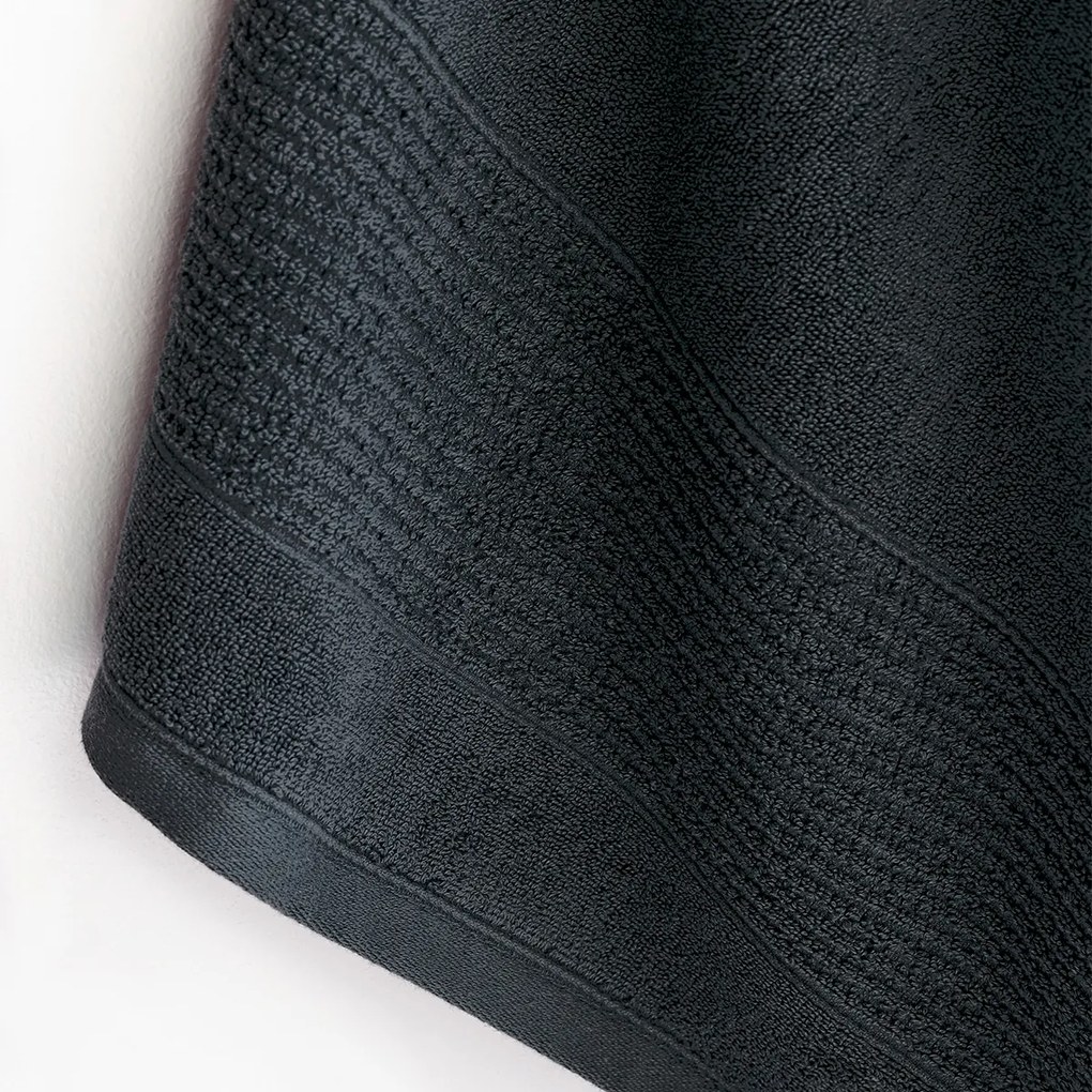Πετσέτες Μπάνιου (Σετ 3τμχ) Palamaiki Towels Roke 600gsm Μαύρο