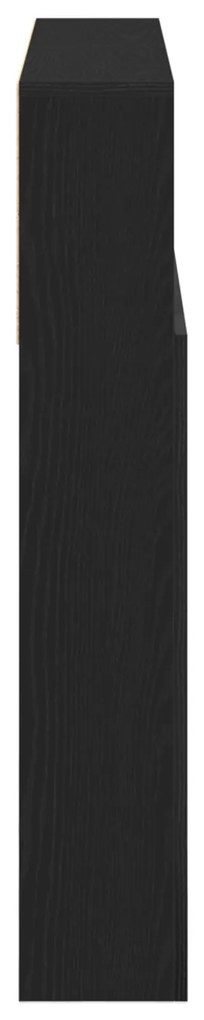 vidaXL Κεφαλάρι Μαύρης Βελανιδιάς 180 x 19 x 103,5 εκ