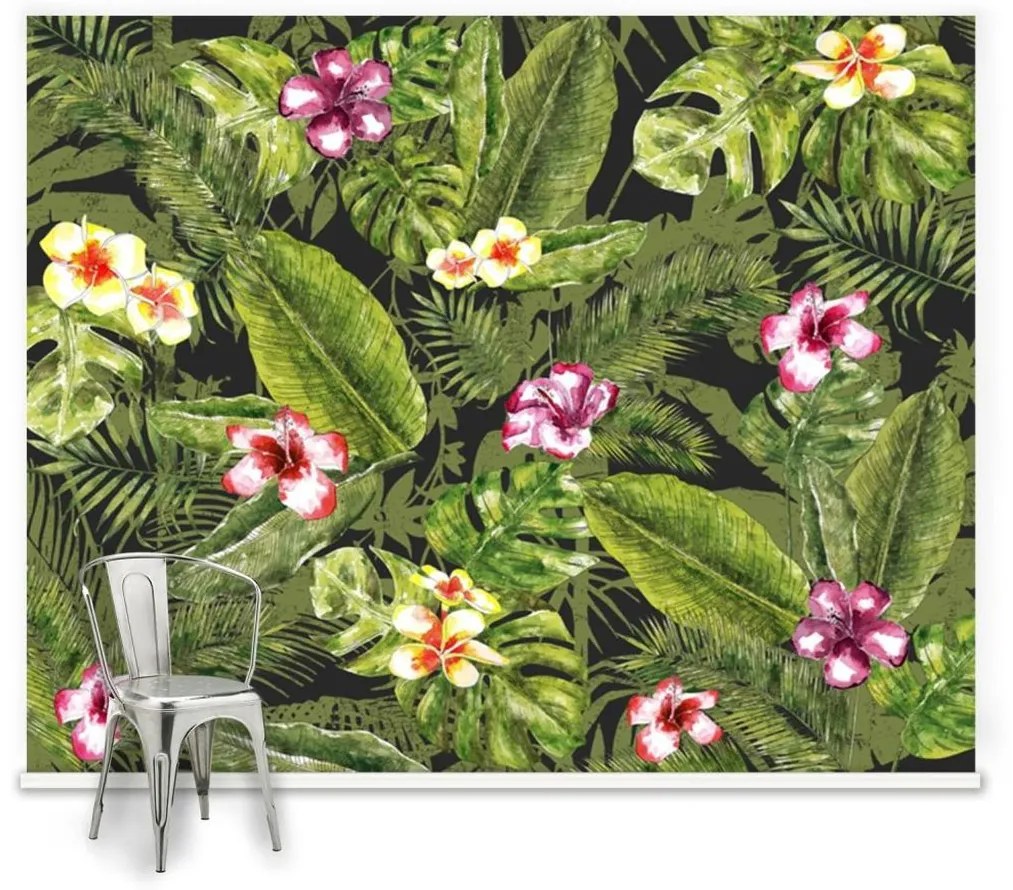 Jungle flora Mural