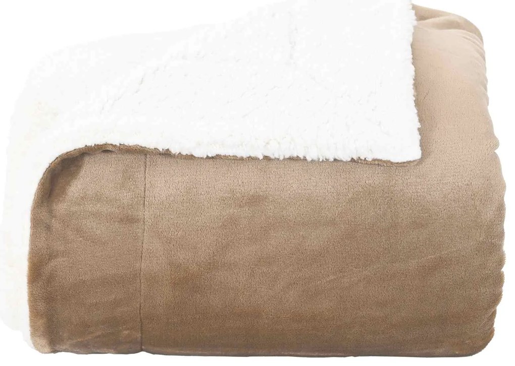 vidaXL Κουβέρτα Καμηλοπάρδαλη 150 x 200 cm Μαλλί