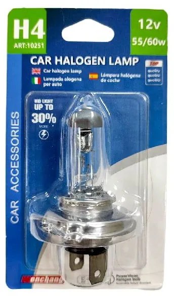 Λάμπα αλογόνου αυτοκινήτου H4 12ν 50/60w – Car halogen lamp-101240-51240