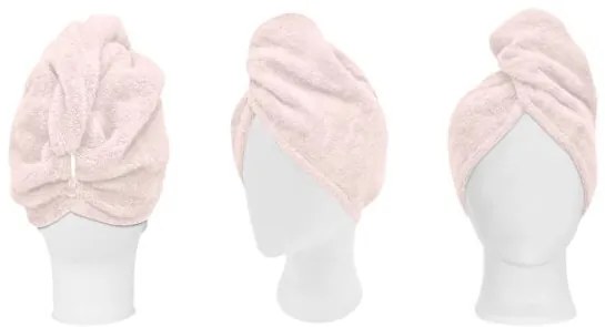 Beauty Home Πετσέτα μαλλιών Turban Art 3410 Ροζ