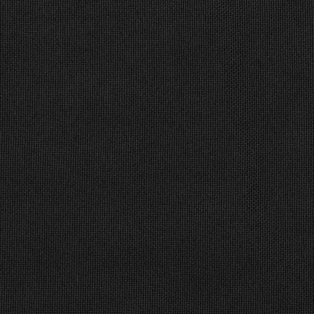 Κουρτίνες Συσκότ. με Τρουκς/Όψη Λινού 2 τεμ. Μαύρες 140x225 εκ - Μαύρο
