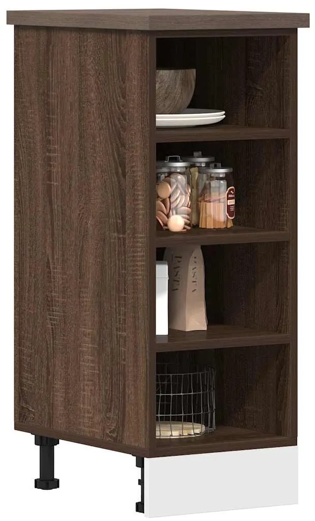 vidaXL Ντουλάπι "Riga" Καφέ Δρυς 30x44,5x81,5 εκ. από Τεχνητό Ξύλο