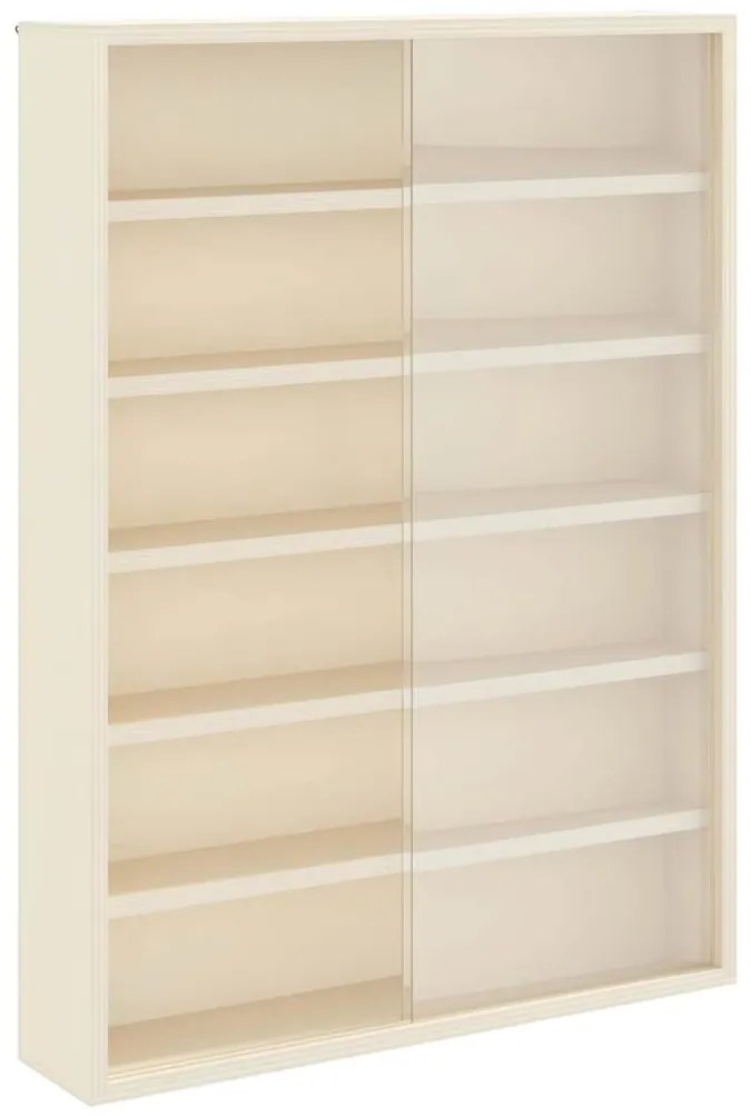 vidaXL Ξύλινη βιτρίνα συλλεκτών Καφέ 40 x 8,5 x 54 εκ Κόντρα πλακέ