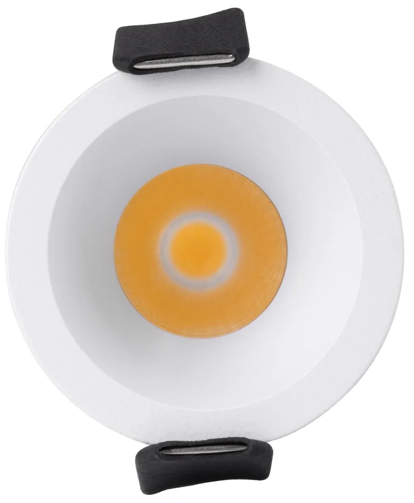 GloboStar MICRO-S 60236 Χωνευτό LED Spot Downlight TrimLess Φ4cm 5W 650lm 38° AC 220-240V IP20 Φ4 x Υ5.9cm - Στρόγγυλο - Λευκό - Φυσικό Λευκό 4500K - Bridgelux COB - 5 Years Warranty