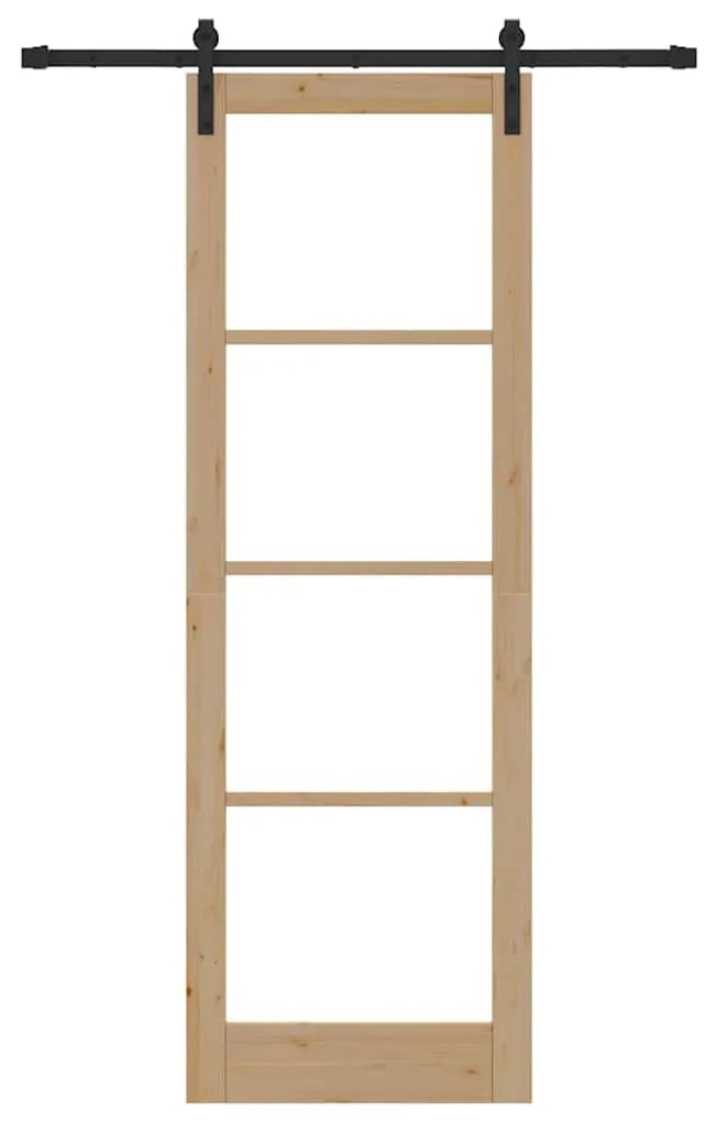 vidaXL Συρόμενη Πόρτα ORKDAL Φυσικό 78 x 232 cm
