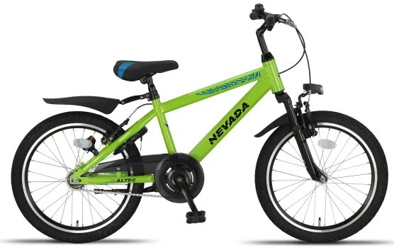 Nevada 20 Inch Junior Rim Brakes Neon GreenAltec