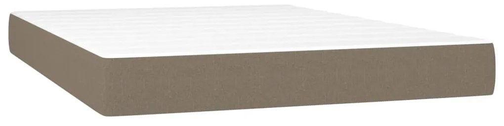 ΚΡΕΒΑΤΙ BOXSPRING ΜΕ ΣΤΡΩΜΑ TAUPE 140X200 ΕΚ. ΥΦΑΣΜΑΤΙΝΟ 3126169