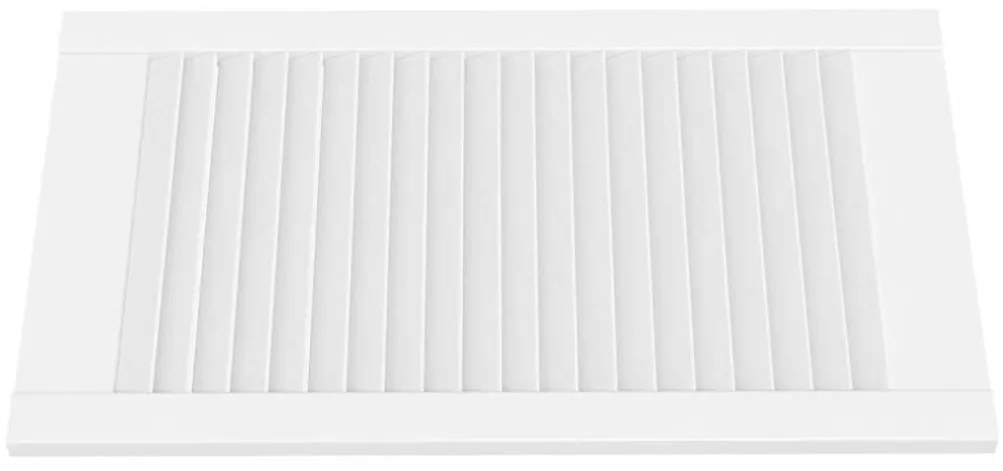 vidaXL Πορτάκια με Περσίδες 4 Τεμ. Λευκά 69x39,4εκ Μασίφ Ξύλο Πεύκου