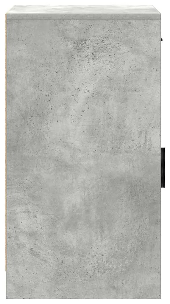 vidaXL Πλαϊνό γραφείο με συρτάρι Σκυρόδεμα Γκρι 40 x 40.5 x 75 εκ