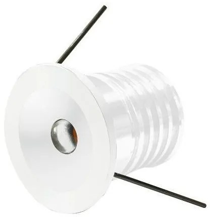 Φωτιστικό Σποτ Χωνευτό LED 1W IP22 4000K Λευκό Plus 145-68911 Eurolamp-145-68911-Λευκό 145-68911
