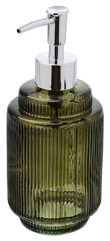 Αντλία Σαπουνιού Glass 8x8x19cm 380ml Olive Green