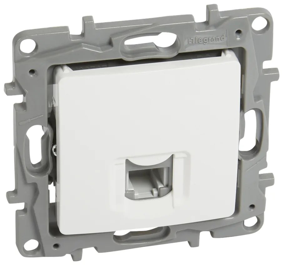 LEGRAND πρίζα RJ11 764569, λευκή