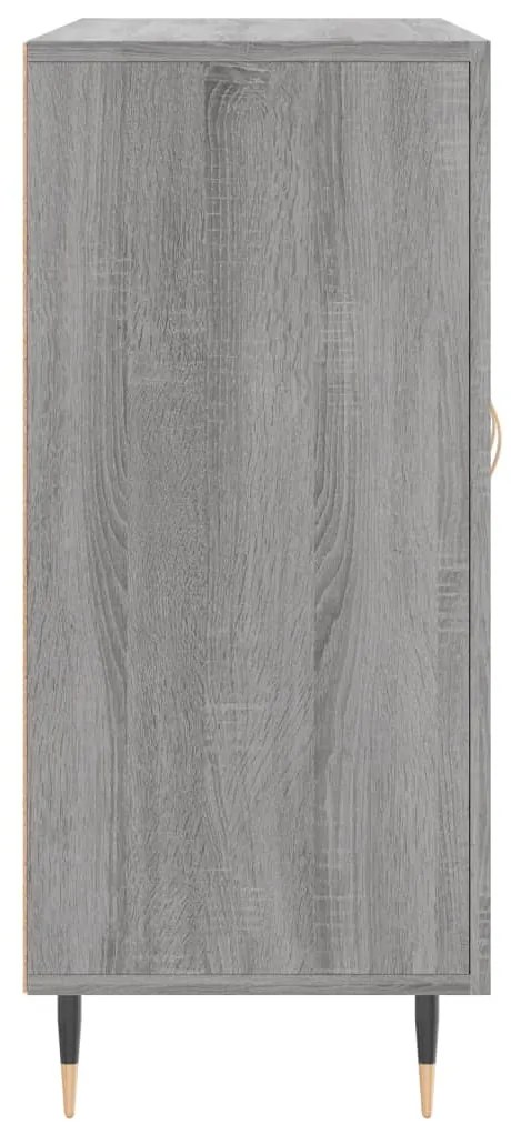 vidaXL Ντουλάπι Γκρι Sonoma 90 x 34 x 80 εκ. από Επεξεργασμένο Ξύλο
