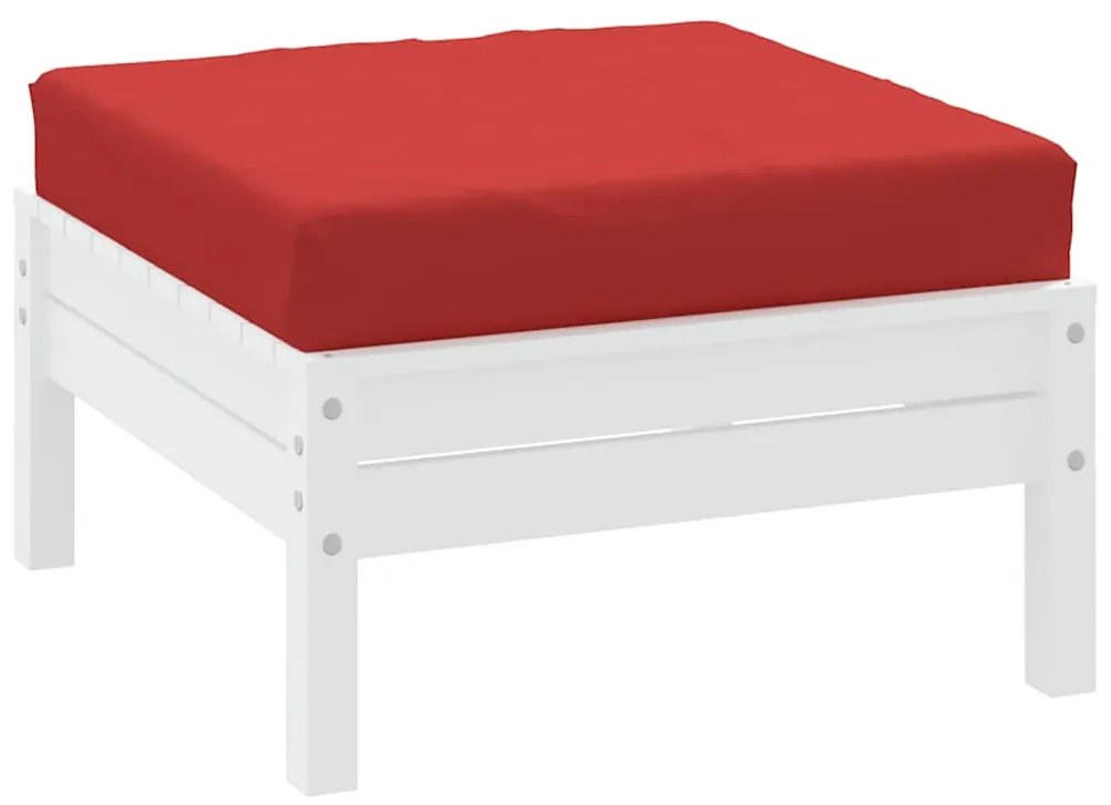 vidaXL Μαξιλάρι Παλέτας Κόκκινο 60x60x9,5 εκ. Ύφασμα Oxford