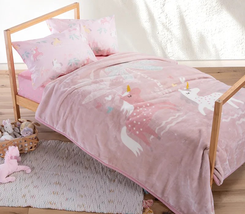 Παιδικη Κουβερτα Unicorn Forever 160Χ220 Nef-Nef Homeware