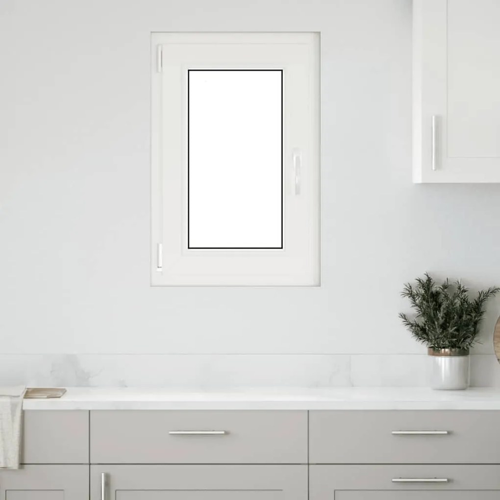 vidaXL Παράθυρο Υπογείου "RISOR" 50x75 εκ. Ανακλινόμενο &amp; Περιστρεφόμενο DIN Αριστερό Ανθρακί