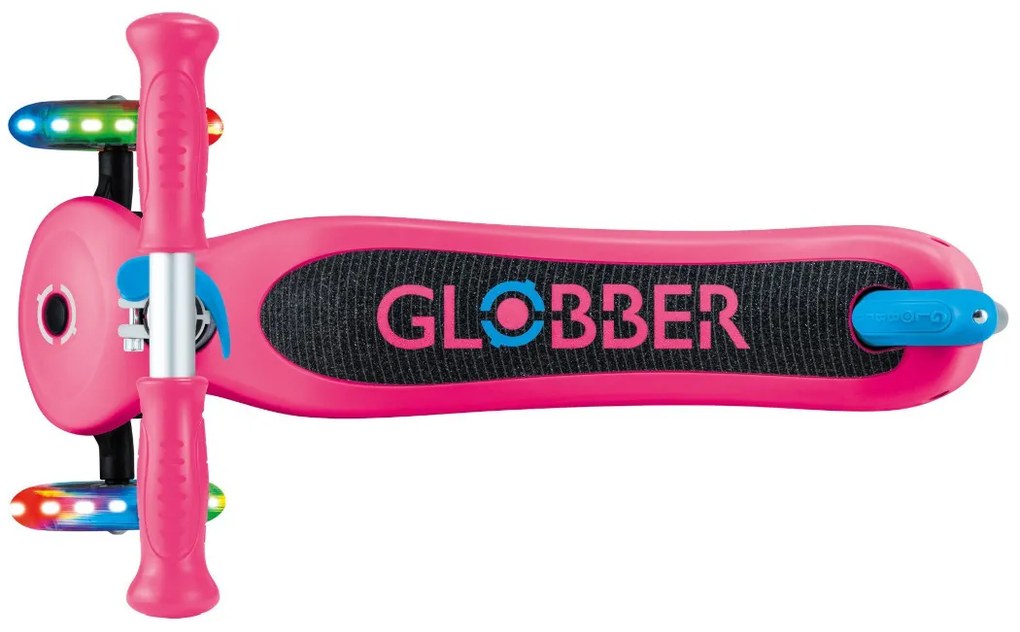 Globber Scooter Primo Lights V2 Fuchsia