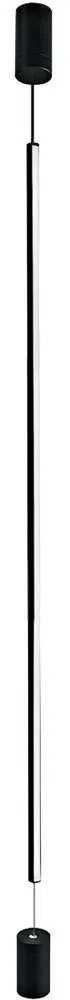 Φωτιστικό Οροφής VK/04270/B/W 125cm Led 1335Lm 9W 3000K Black VKLed