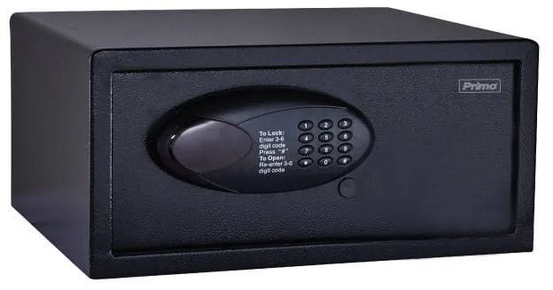 Primo PRSB-50071 Χρηματοκιβώτιο Ηλεκτρονικό 38Χ44Χ20εκ., Motorized Μαύρο