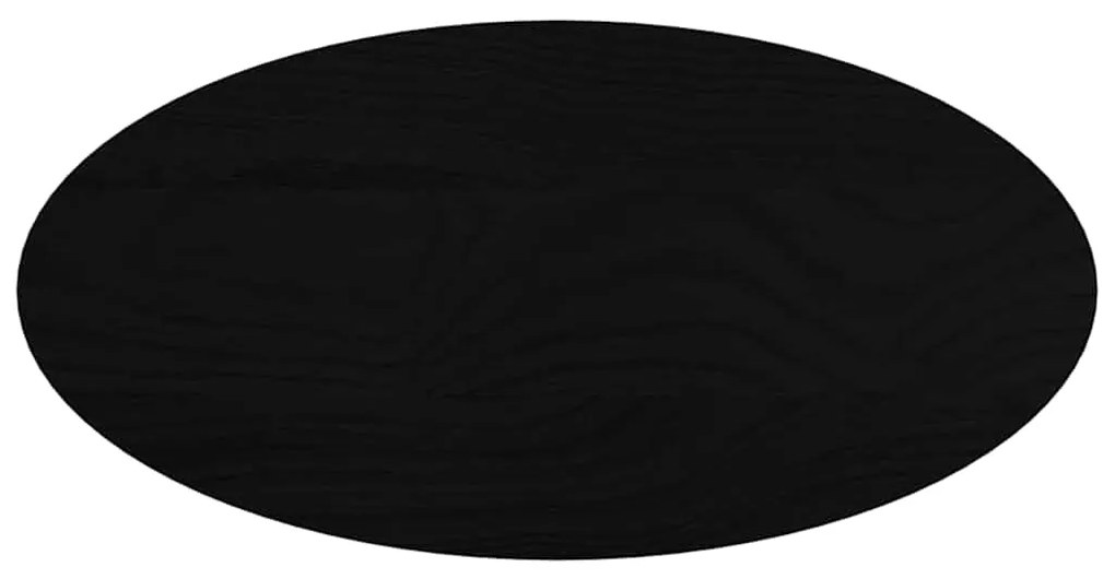 vidaXL Επιτραπέζια επιφάνεια Σκούρο Καφέ 80x40x2 εκ. Ξύλο Δρυός Οβάλ