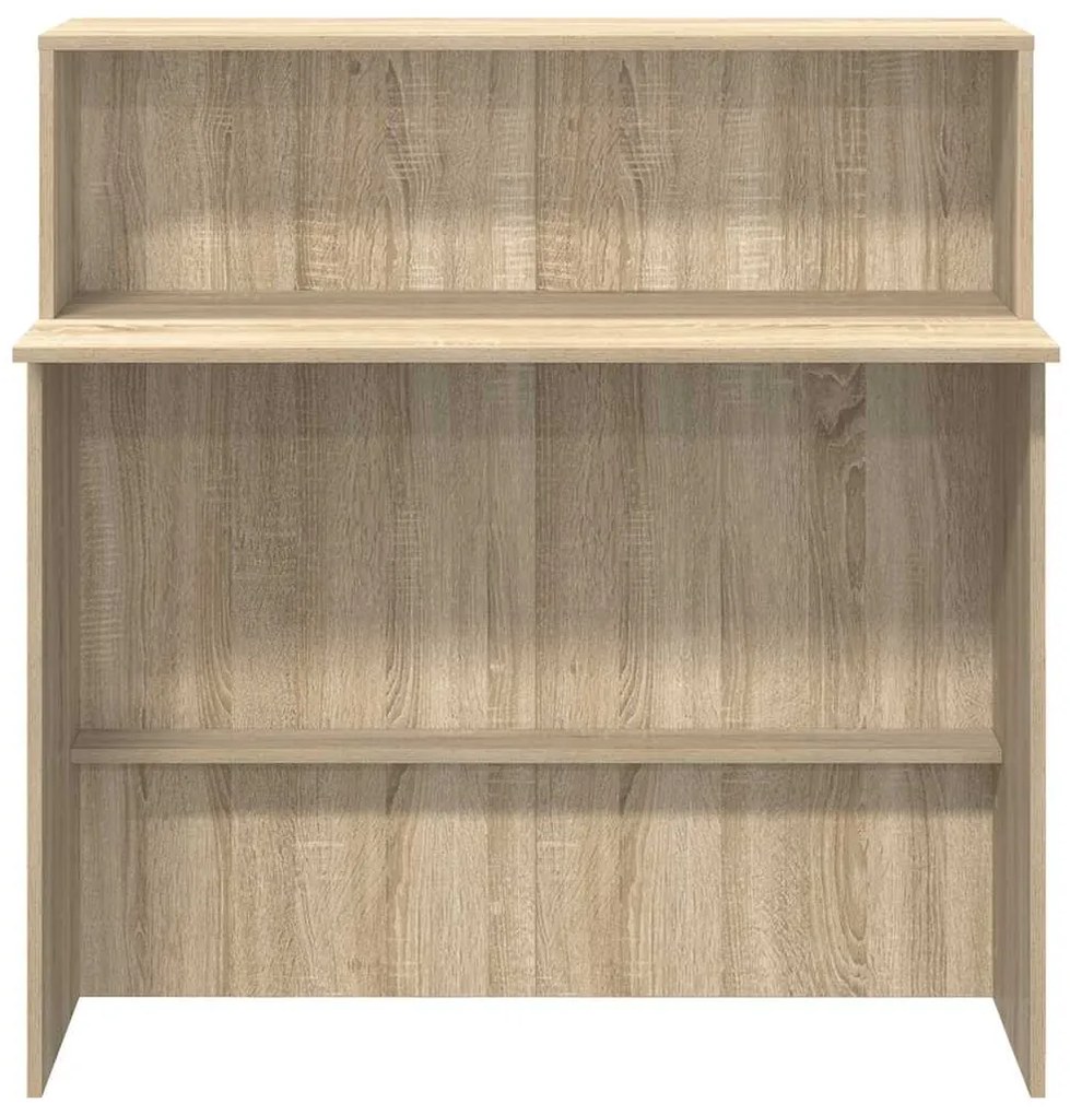 vidaXL Γραφείο υποδοχής Sonoma Δρυς 100x50x103,5εκ. Επεξεργασμένο Ξύλο