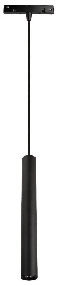 Κρεμαστό Φωτιστικό Ento Led VK/04631/TR/PE/DA/3/B/W Στρογγυλής Μαγνητικής Ράγας Dali 48V 3000K 6W 520lm 3x25cm Για Διάμετρο 3m Black VKLed