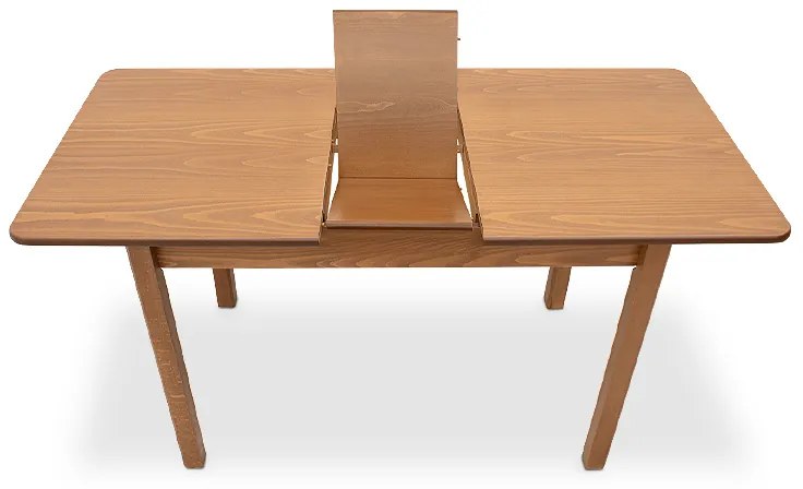 Τραπέζι Bergen Megapap μασίφ ξύλο-MDF επεκτεινόμενο χρώμα καρυδί 120/150x68x77εκ.