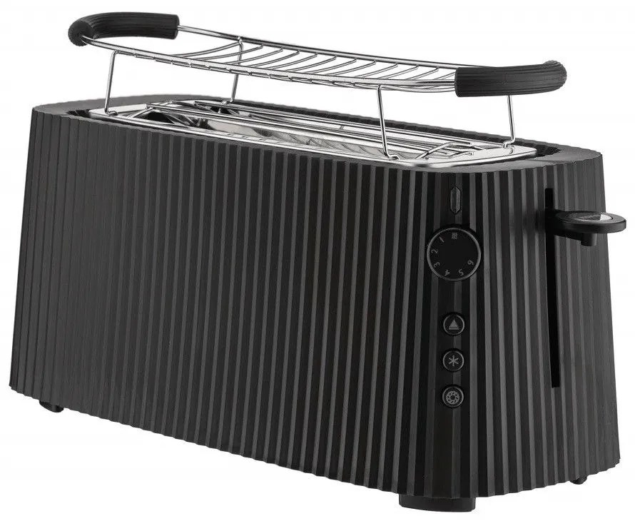 Φρυγανιέρα Plissé MDL15 B 46,5x18,5x25cm 1700W Black Alessi Polyresin