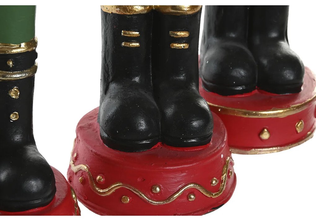 Χριστουγεννιάτικο Στολίδι Home ESPRIT Πολύχρωμο Καρυοθραύστης 14 x 13 x 48 cm (3 Μονάδες)