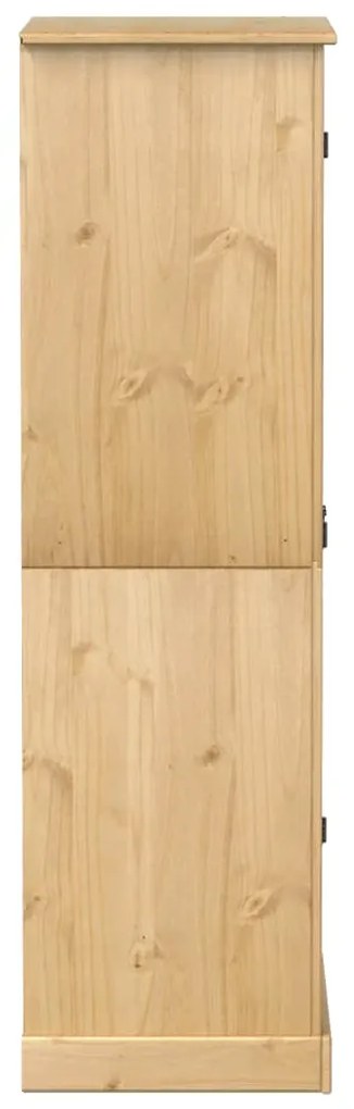 vidaXL Ντουλάπα Corona 76x50x170 εκ. από Μασίφ Ξύλο Πεύκου