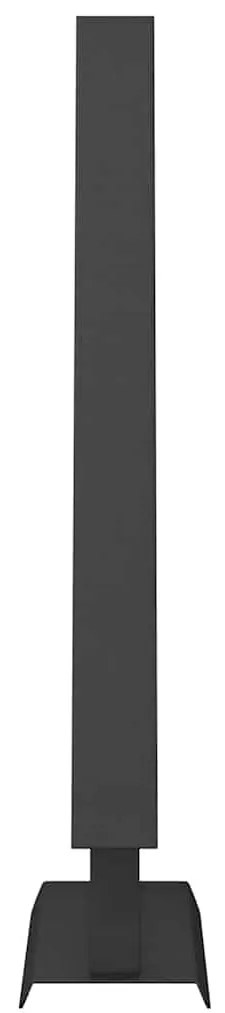 vidaXL Μεταλλικό χριστουγεννιάτικο δέντρο με βάση Μαύρο 60 cm Ατσάλι