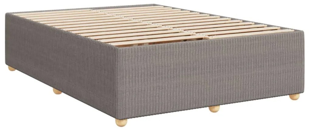 ΚΡΕΒΑΤΙ BOXSPRING ΜΕ ΣΤΡΩΜΑ TAUPE 140X200 ΕΚ. ΥΦΑΣΜΑΤΙΝΟ 3289790