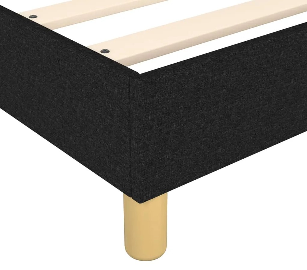 ΠΛΑΙΣΙΟ ΚΡΕΒΑΤΙΟΥ BOXSPRING ΜΑΥΡΟ 160X200 ΕΚ. ΥΦΑΣΜΑΤΙΝΟ 3120624