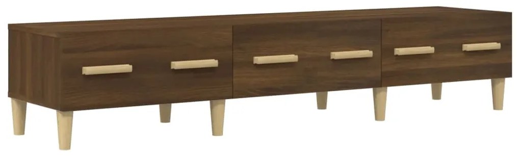 vidaXL Έπιπλο Τηλεόρασης Καφέ Δρυς 150x34,5x30 εκ. Επεξεργασμένο Ξύλο
