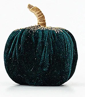 Διακοσμητική Κολοκύθα (Φ8x8) Eurolamp Green Velvet 600-45567