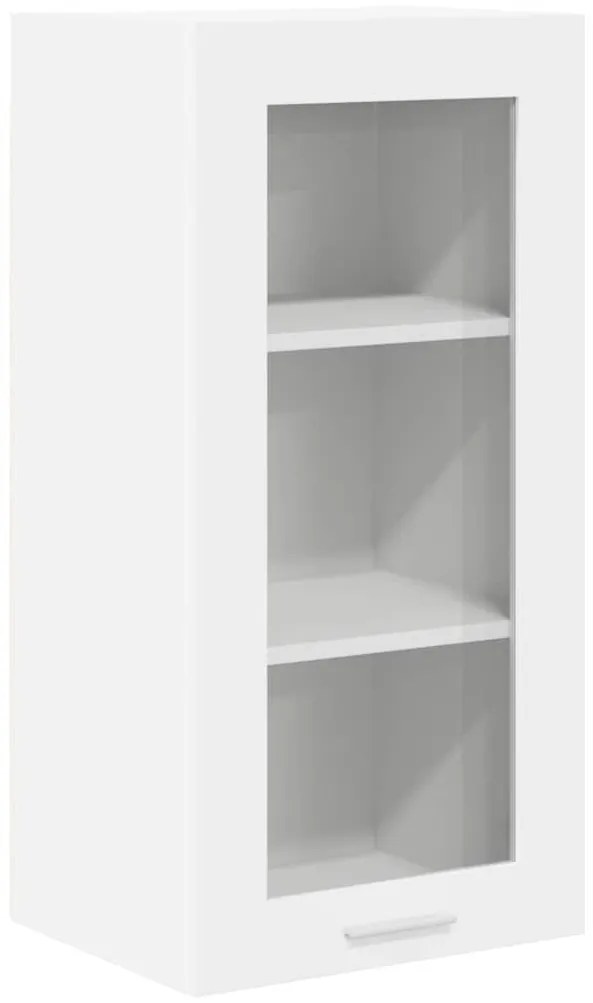 vidaXL Κρεμαστό ντουλάπι Λευκό 40 x 31 x 80 εκ. Επεξεργασμένο ξύλο