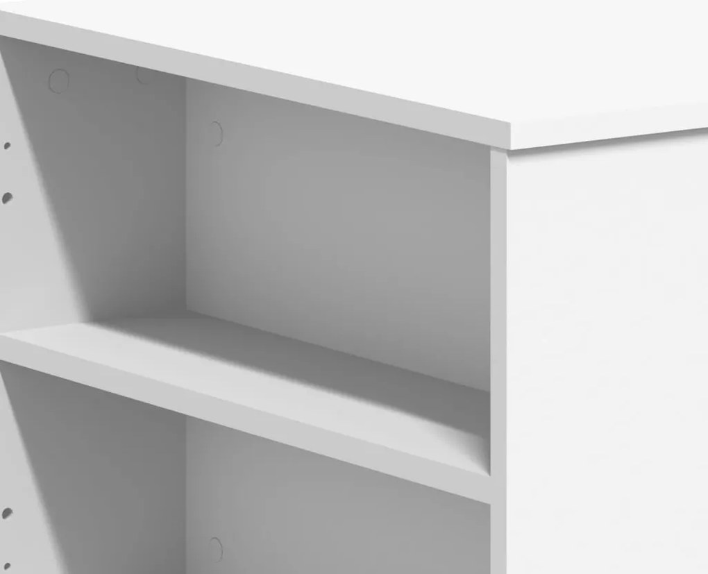 vidaXL Τραπεζάκι Σαλονιού Λευκό 102 x 55 x 42 εκ. από Επεξεργ. Ξύλο