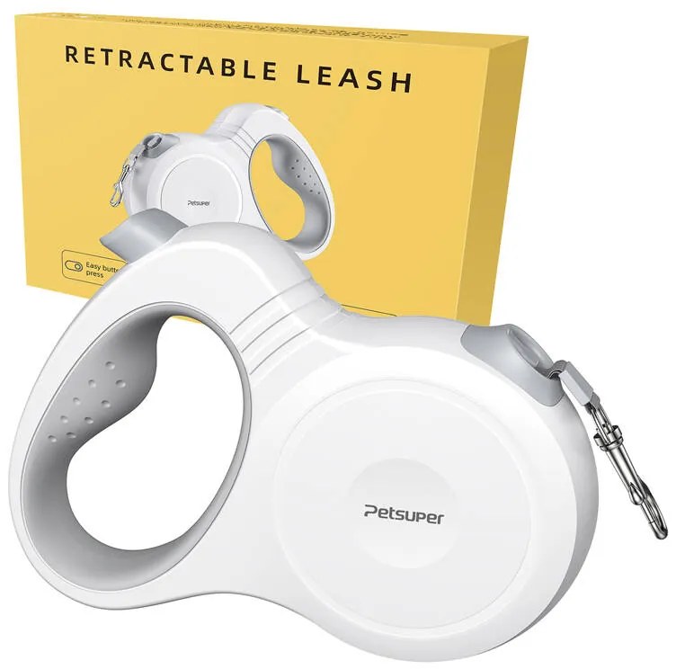 Petsuper Dog Automatic Retractable Leash 5m (white)