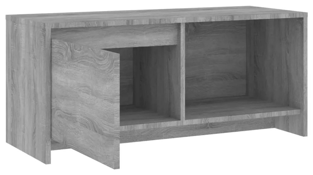 Έπιπλο Τηλεόρασης Γκρι Sonoma 90x35x40 εκ. Επεξεργ. Ξύλο 813018